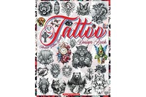 Tattoo Design Book: Over 700 Black & Grey Authentic Designs for Tattoo Artists, Professionals, and Amateurs. Original, Modern Tattoo Designs for Ink ... and White Interior. Vol. 4 (Books for Adults)