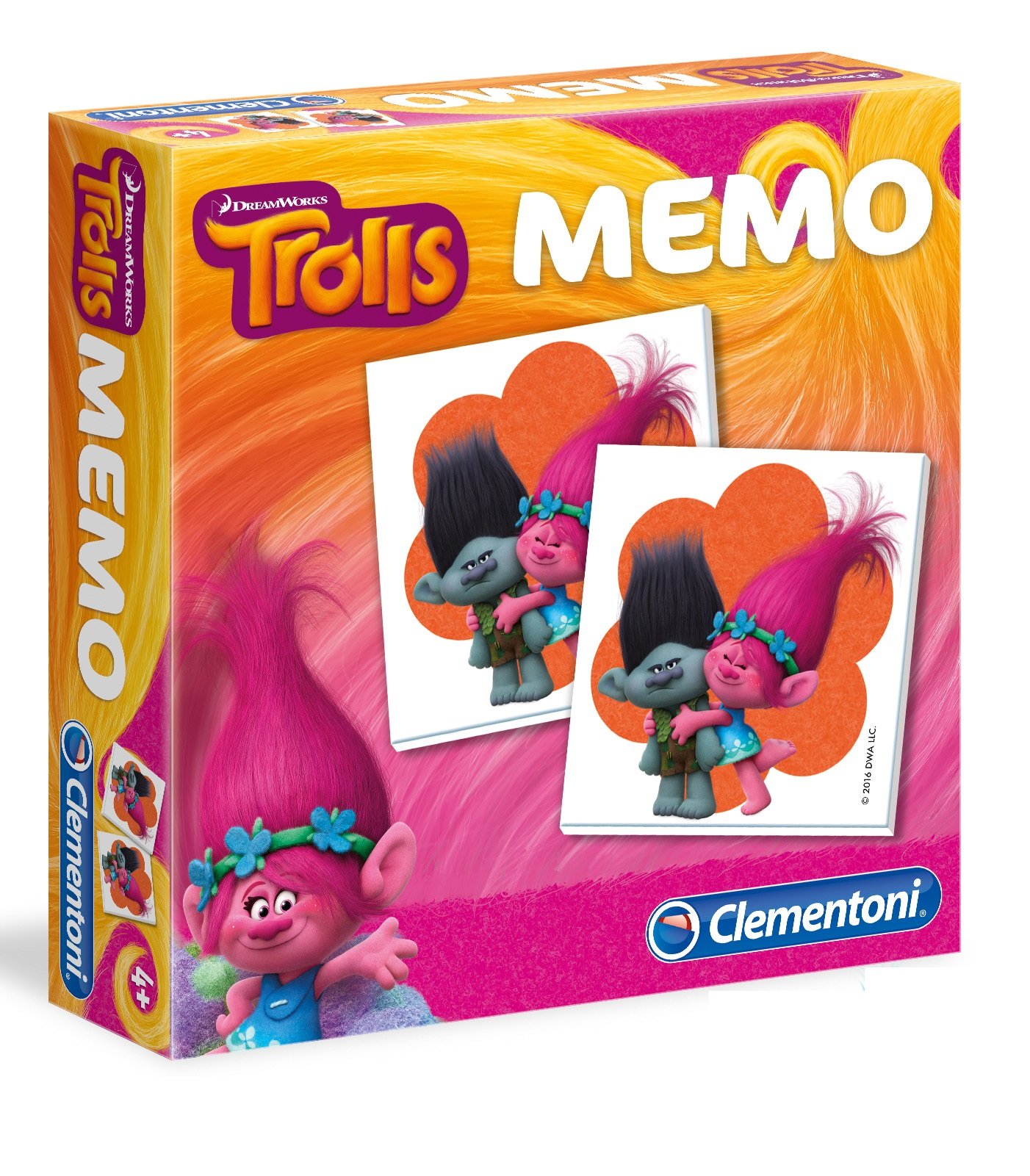 Clementoni 18004 - Memo - Trolls — image 1