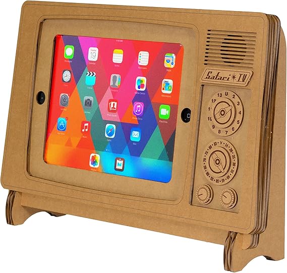 Cardboard Safari CBS1107 Tv Cardboard Ipad Stand Home