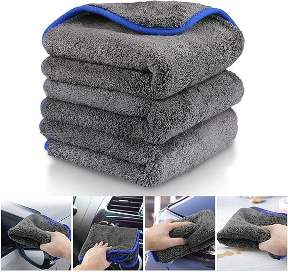 Fixget AM0032 1200 GSM 3Pcs Microfaser Trocknen Handtuch waschen