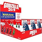 Super7 Toho Marusan Godzilla Blind Box - (12 Pack) 3.75" Toho Godzilla Action Figures Classic Movie Monster Collectibles and Retro Toys