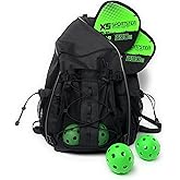 Good E's Pickleball Bag for Women and Men, Compact Sports Backpack, Durable Pickleball Carry Bag with Multiple Pockets, Adjustable Straps and Hook