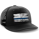 Tactical Pro Supply USA American Flag Snapback Hat for Men and Women | Embossed Logo Patriotic Mens Trucker Hats, Baseball Hat - One Size