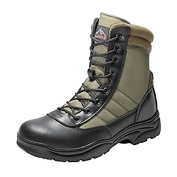 NORTIV 8 Men's Military Tactical Work Boots Side