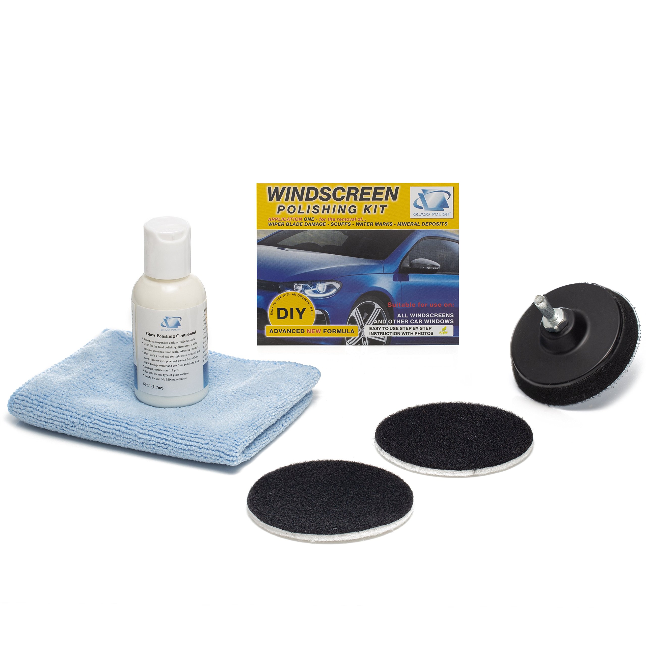 GP21005 Glass and Windshield Polishing DIY Kit for all Types of Glass