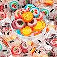 Fruit Slices Candy Individually Wrapped - Fruit Melody Hard Candy Assortment in Bulk Variety Fruity Flavors - Great for Office, Reception, Buffet, Gluten Free, Kosher - 10 Oz