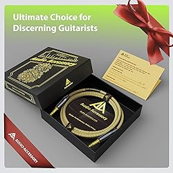 AA AUDIO ACCESSORY Gold Series Guitar Cable 15 ft