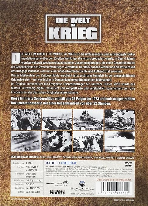 Die Welt Im Krieg Box Gesamtedition 12 Dvds Amazon De Anthony Eden Albert Speer Louis Mountbatten Emmi Bonhoeffer Francis De Guingand Mitsuo Fuchida Traudl Junge James Cagney Frank Sinatra Haile Selassie Kay Summersby Carl