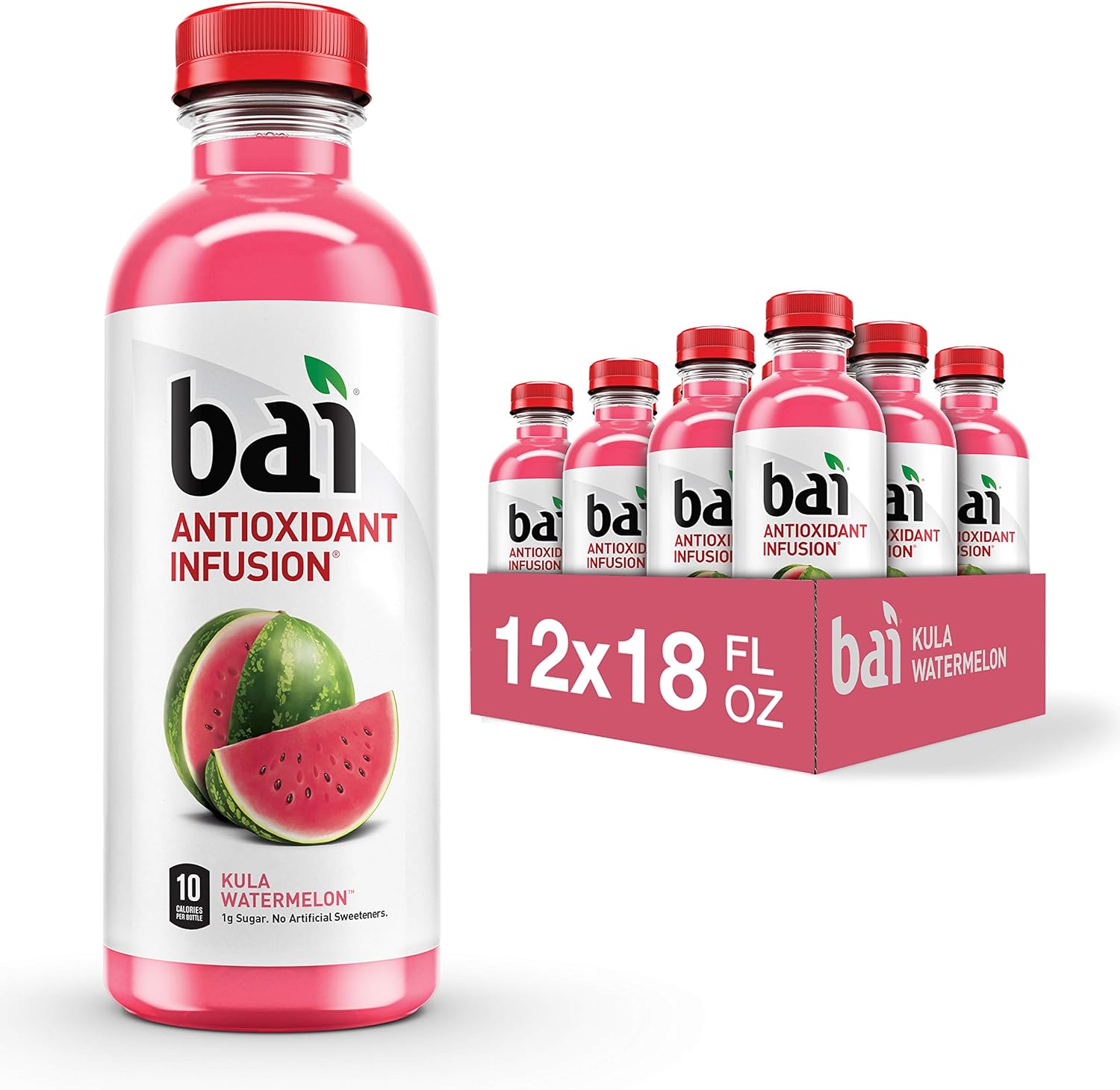 Bai Kula Watermelon, 5 Calories, No Artificial Sweeteners, 1g Sugar