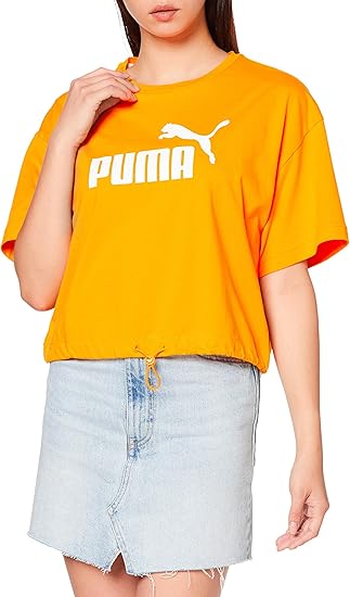 Amazon ウィゴー Tシャツ 別注puma ドローコード T レディース F イエロー Tシャツ カットソー 通販