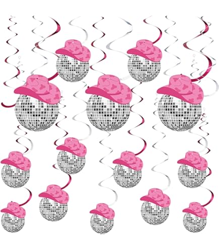 Decoración De Fiesta Vaquera Remolinos Colgantes 60 Cm | Meses Sin Interés