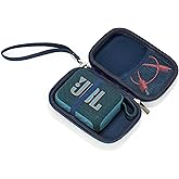 Ginsco 2025 New Case for JBL Go 4 - Ultra-Portable, Waterproof and Dustproof Bluetooth Speaker, for Go 3 - Mini Bluetooth Speaker, Travel Carrying Case Hard Shell Cases with Detachable Strap (Blue)