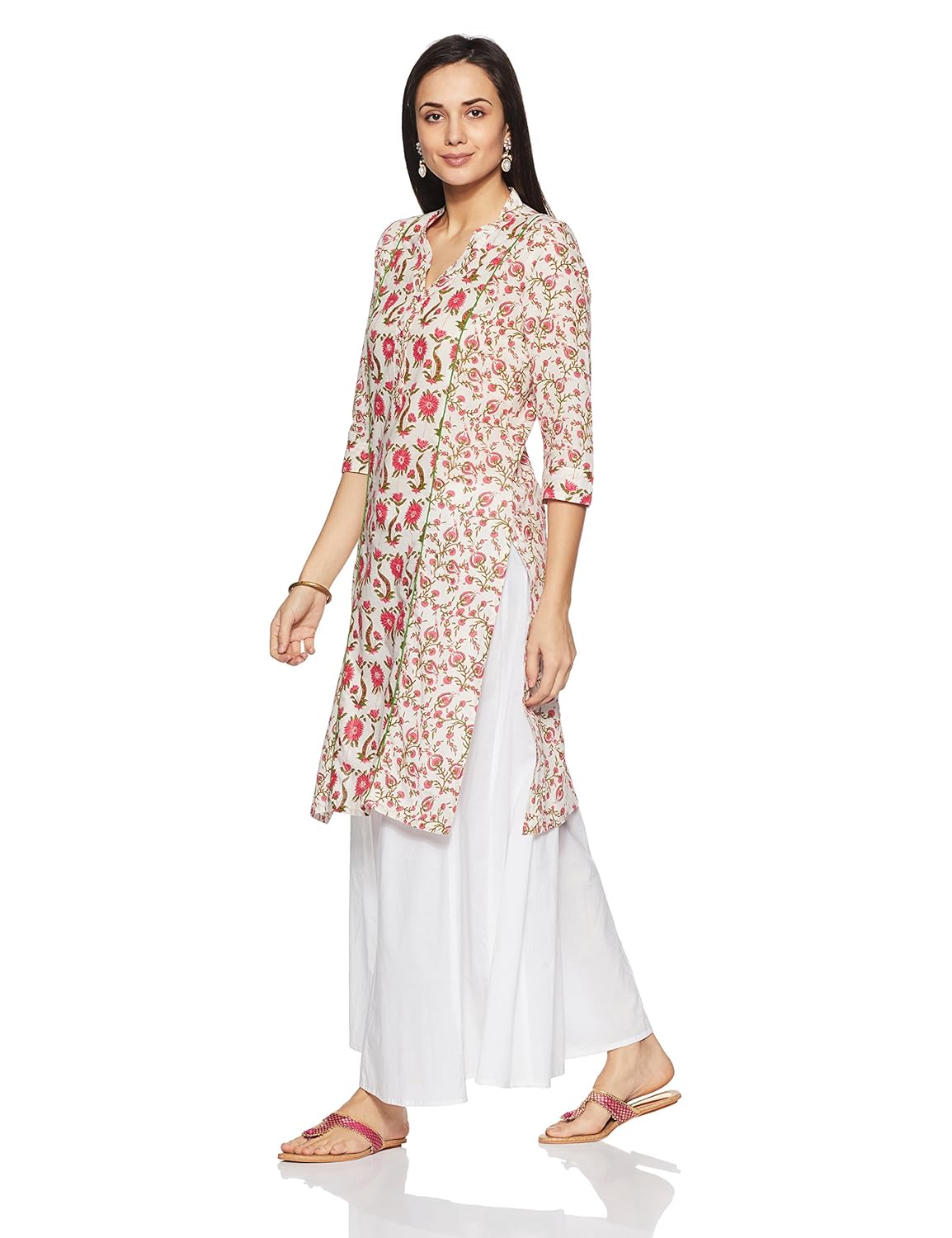 amazon brand- myx women's straight cotton kurta