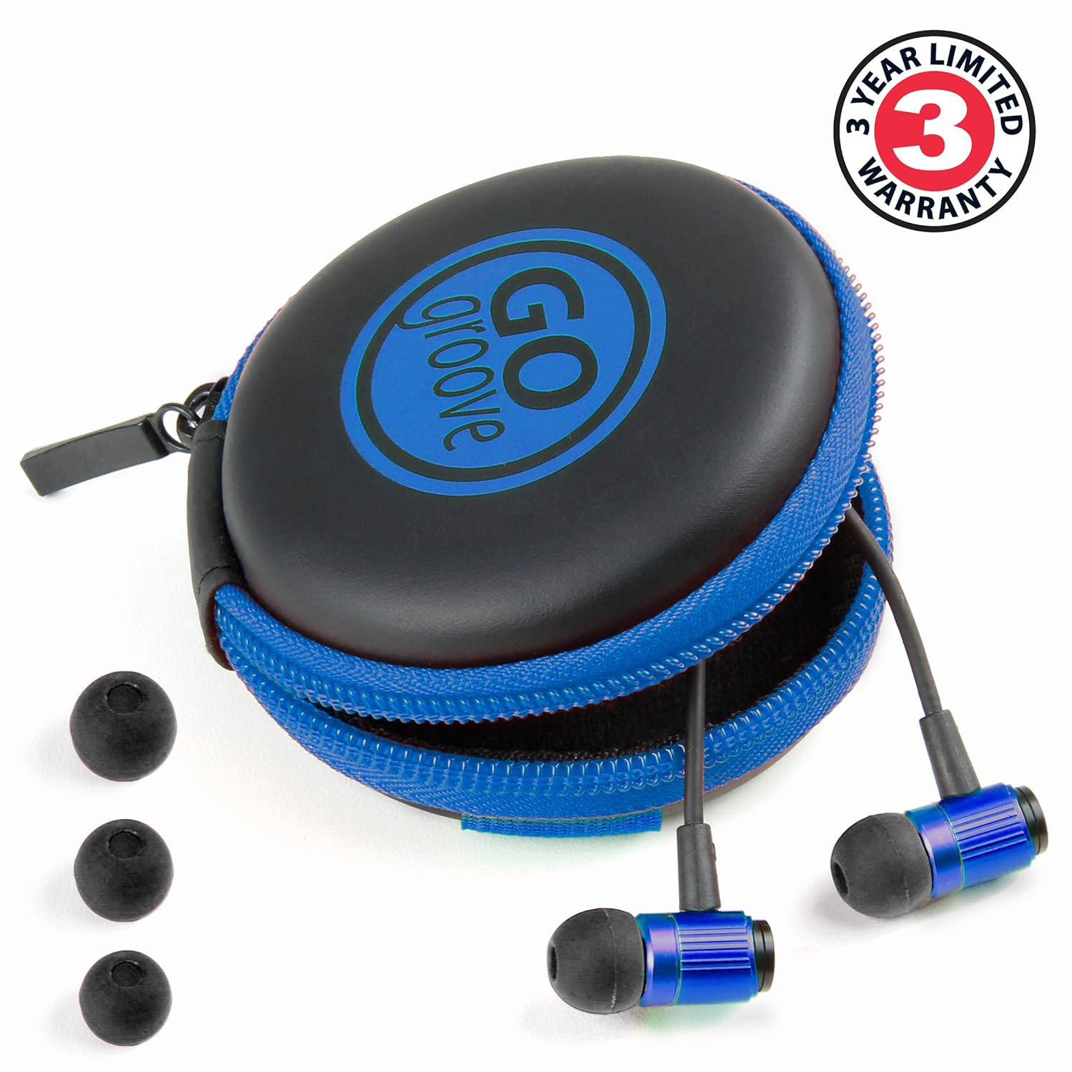 Wired Headsets Electronics Silver On Board Controls GOgroove Durable