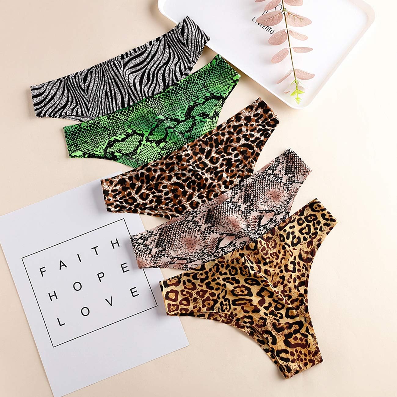 string leopard femme amazon