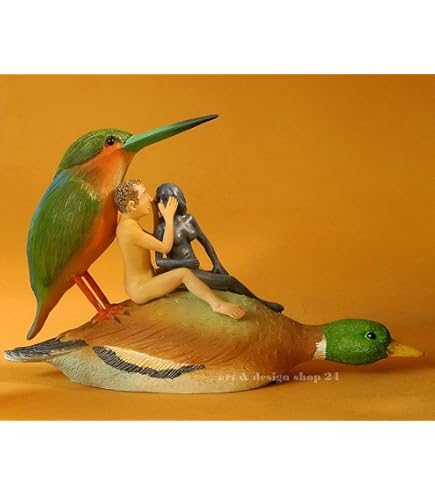 Reproduction Statue Magritte - La Folie Des Grandeurs - PARASTONE Résine Marron