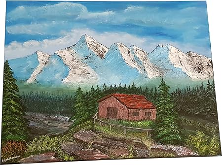 Marteau de WMV en Acrylique - Peinture - Peinture Acrylique - Paysage de  Montagne: Amazon.fr: Cuisine & Maison