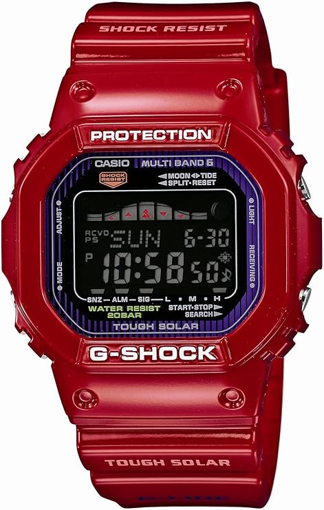Amazon カシオ 腕時計 ジーショック G Lide 電波ソーラー Gwx 5600c 4jf レッド メンズ腕時計 腕時計 通販