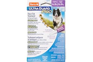 UltraGuard Pro Topical Flea & Tick Prevention for Dogs and Puppies - 14-28, 3 Monthly Treatments