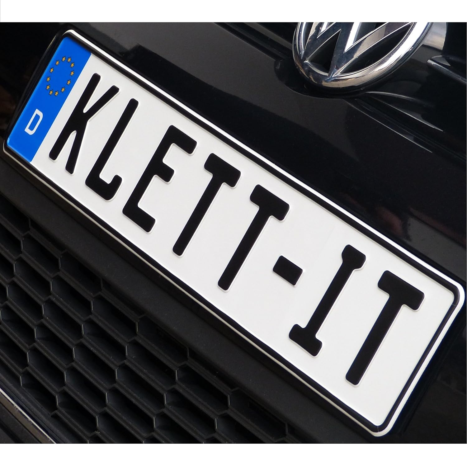 L and P, number plate holder, no frame, 2 pieces,KlettIt® holder, for