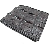 Pelgio Genuine Crocodile Alligator Backbone Skin Leather Bifold Wallet ([B1] 6 Card Slots + 2 ID Windows + 2 Compartment for Bills, Chocolate Brown)