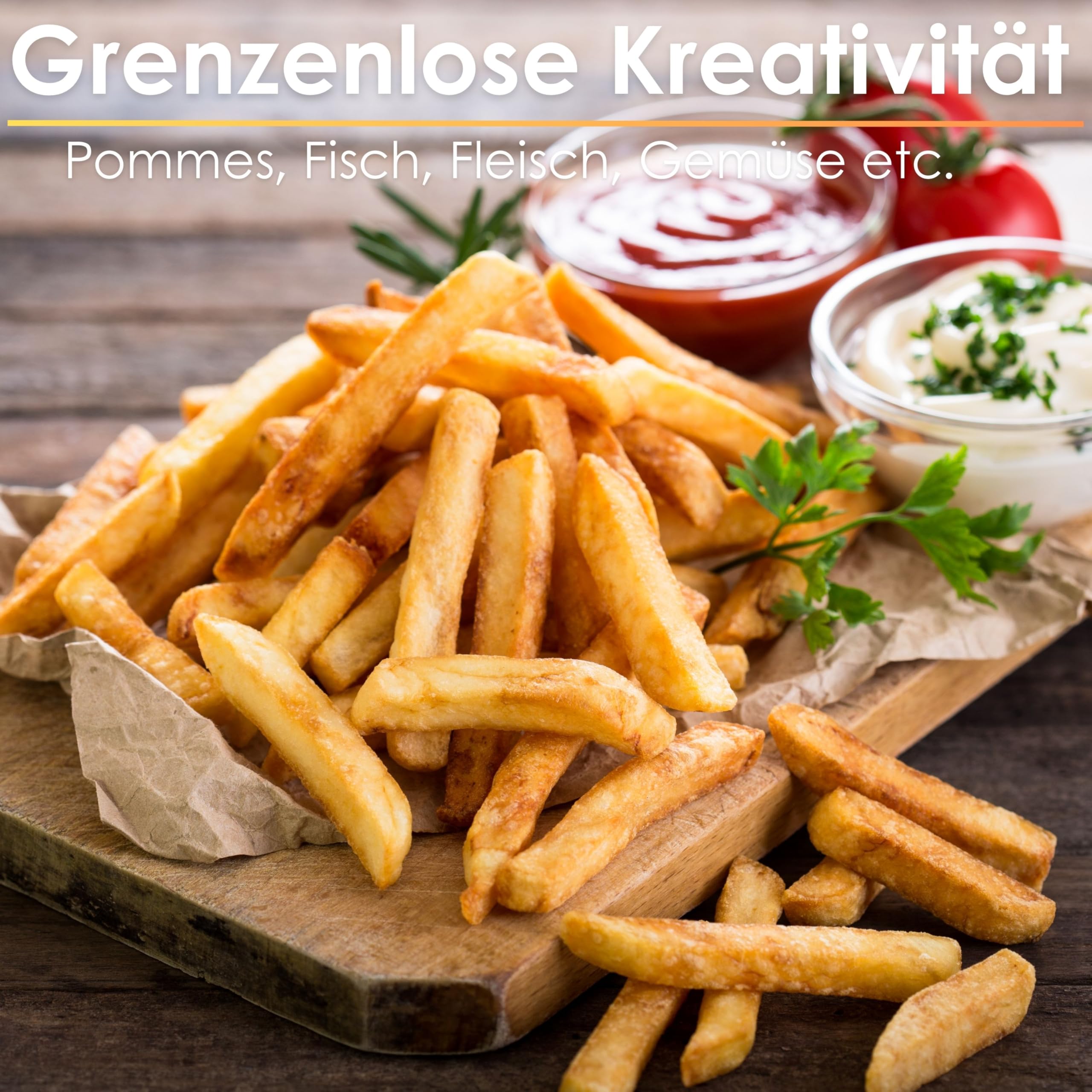 Heißluftfritteuse 2 Kammern 8 Liter Heissluftfritteuse Fritteuse Grillen Backen Dörren Dörrautomat Frittieren XXL Air Fryer Friteuse ohne Öl Heißluftofen Heißluftgrill 4 in 1 Mini Backofen 4