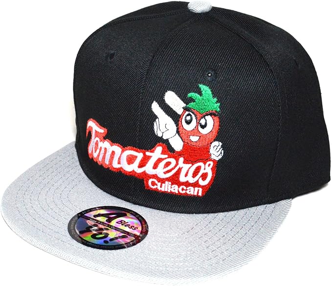 Tomateros Culiacan Embroidered Flat Visor Snapback Twill Bill Cap