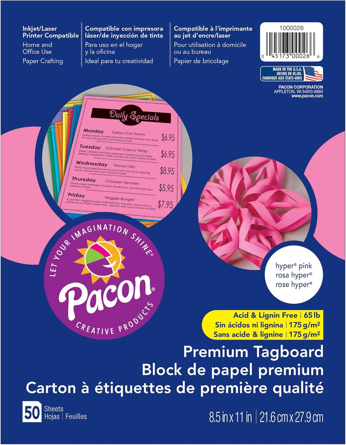 Amazon Com Pacon Pac Premium board Hyper Pink 50 Sheets Office Products Amazon Com Pacon Pac Premium board Hyper Pink 50 Sheets Office Products