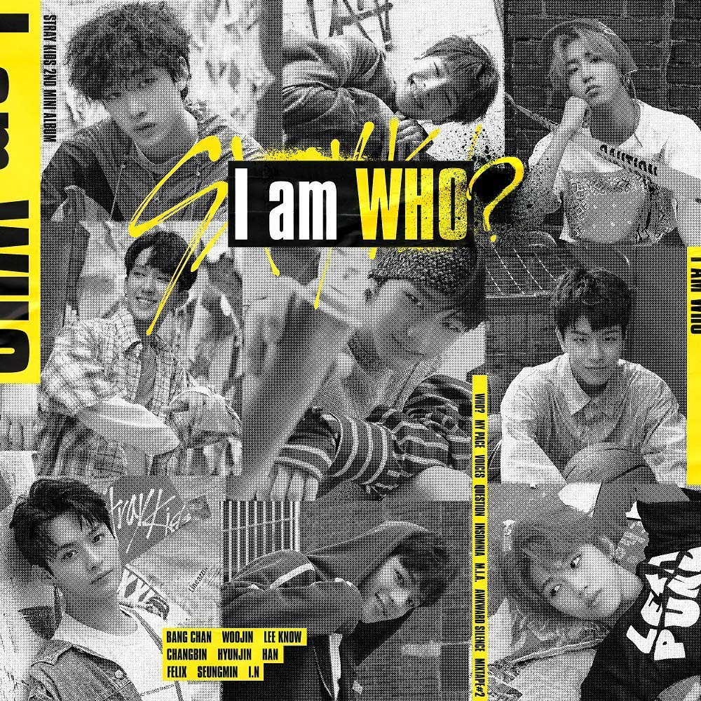 Stray Kids - I am WHO [I am ver.] (2nd Mini Album) CD+Photobook+3 QR Photocards+On Pack Poster+Folded Poster+Free Gift