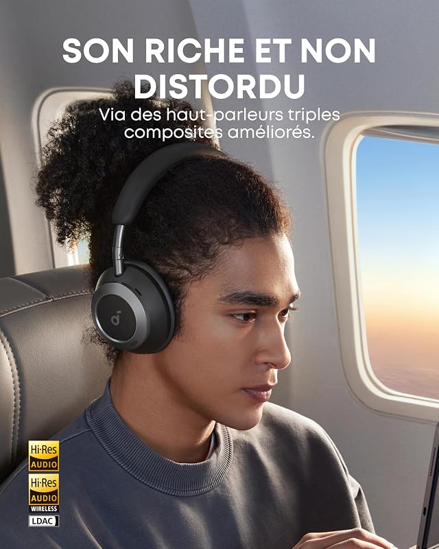 par Anker Space One Pro Casque Bluetooth sans Fil