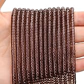 BONNY BOXX 150PCs Natural Smoky Quartz Spacer Beads, Loose Semi Precious Flat Round Gemstone Heishi Disc Stone Beads for Beading Jewelry Making 4mm*2mm