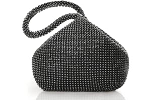 BABEYOND Women's Beaded Clutch Evening Bags Vintage Elegant Triangle Purse for 1920s Party Prom Wedding