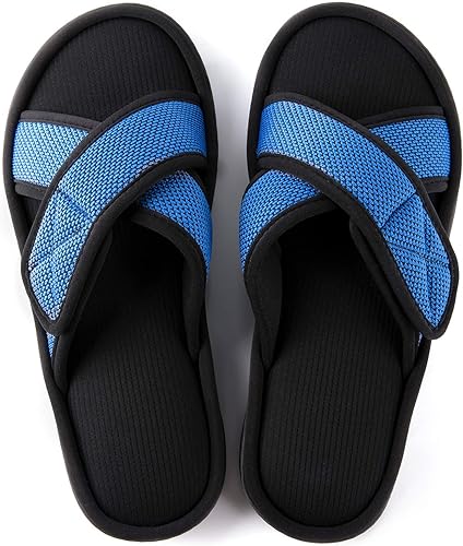 mens memory foam slides