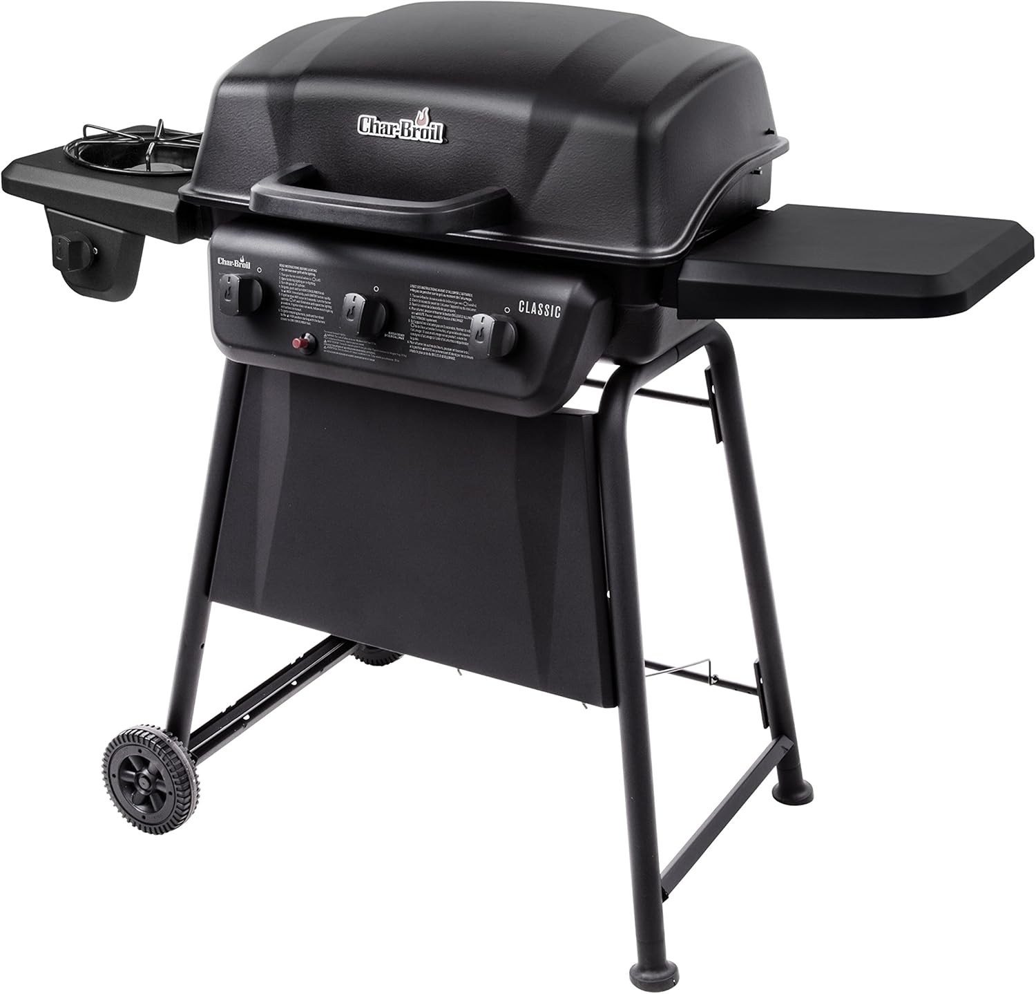 review Char-Broil Classic 360 3-Burner Liquid Propane Gas Grill with Side Burner