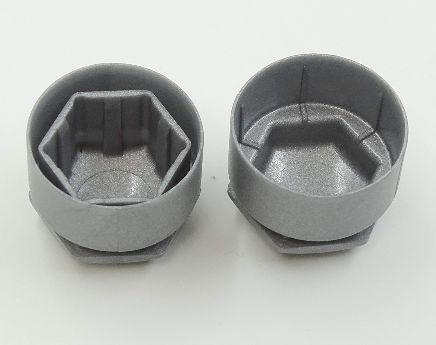 Partsdealers Round Type Wheel nut covers for Audi A1 A3 A4 A5 A6 A7 A8 TT Q3 Q5 Q7 Mk2, Q8 17mm (Alloy Grey) - Image 5