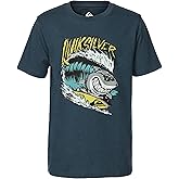 Quiksilver Boys Short Sleeve Screen Print Graphic T-Shirt, Soft & Comfortable, Regular Fit