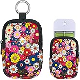 Neoprene Hand Sanitizer Holder Compatible with Touchland, Shockproof Protective Sleeve with Zipper & Snap Hook, Travel Case