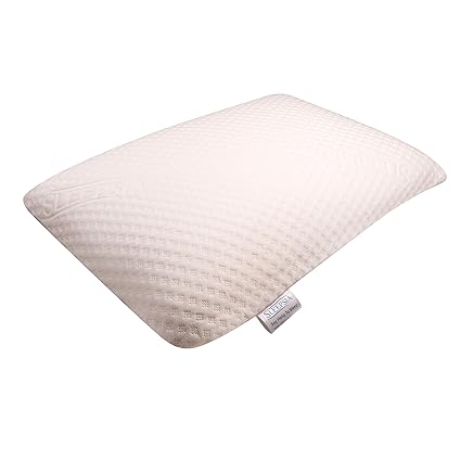 Sleepsia Large Thin Memory Foam Pillow For Sleeping Cervical Neck