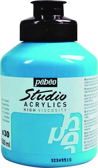 Pébéo Ivory Acrylic Paint 500 Ml Tub - High-Quality Fine Acrylic For Artists & Students - View #9
