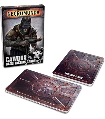 Warhammer Necromunda Cawdor Vehicle Gang Tactics Cards - 26 Card Pack For Tabletop Gaming