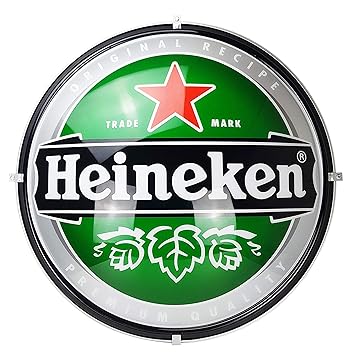 Heineken Leuchtschild Aussenreklame Werbeschild Werbetafel - 