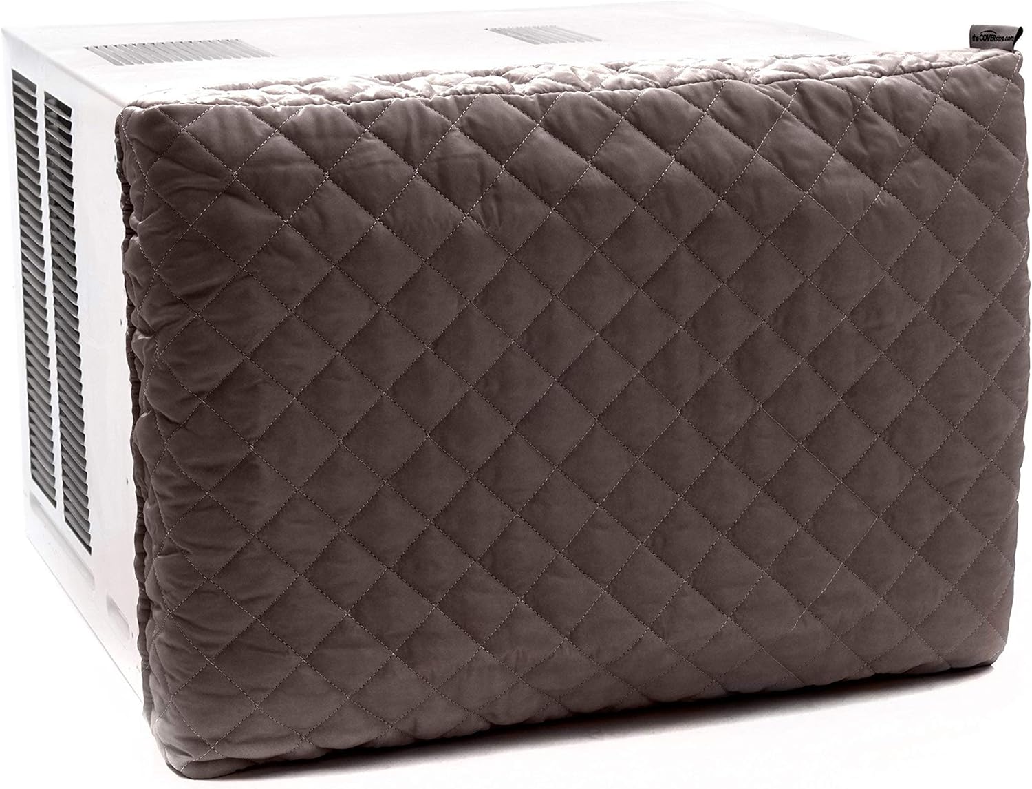 Covermates – Indoor Air Conditioner Cover – 25W x 2.5D x 18H - Diamond – Fitted Elastic - Prevents Drafts - 2 YR Warranty – Year Round Protection