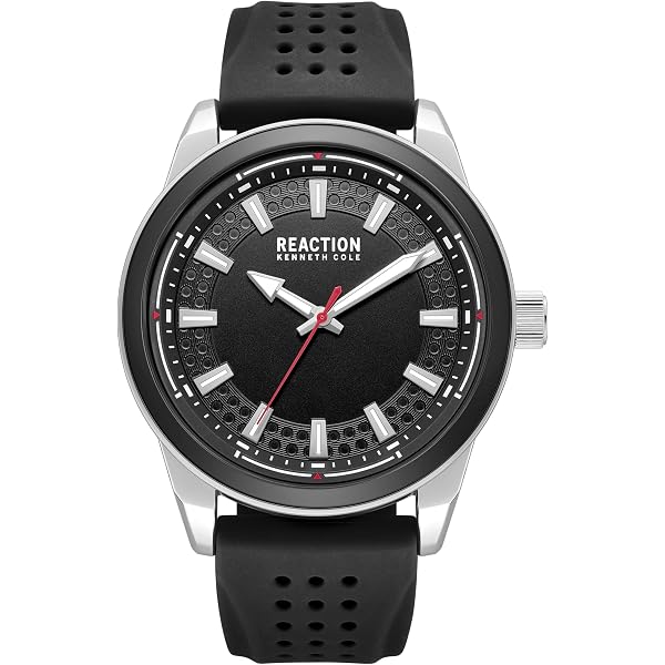 Kenneth Cole | Leather Bling Wrist Watch Red ⌚ Amazon.com: Kenneth Cole Reaction Men main image 4