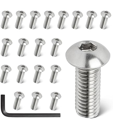 Socket Head Cap Screw Sizes 50pcs 4-40 X 5/32 Socket Head Cap Screws - 304 Stainless Steel Allen Bolts 5/32 Inch Length Cap Screws