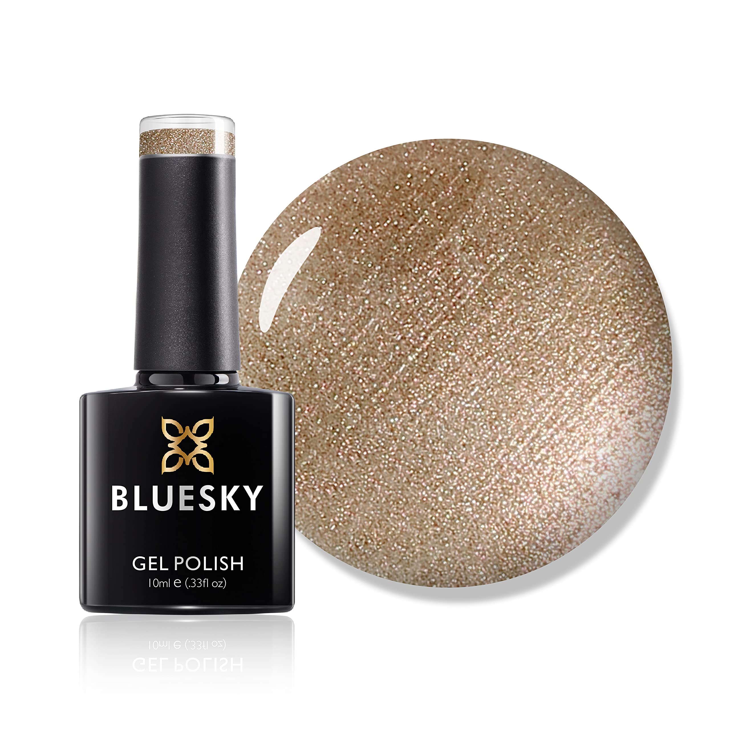 Bluesky Gel Nail Polish, Grand Gala 80588, Orange, Long Lasting, Chip Resistant, 10 ml (Requires Curing Under UV LED Lamp)