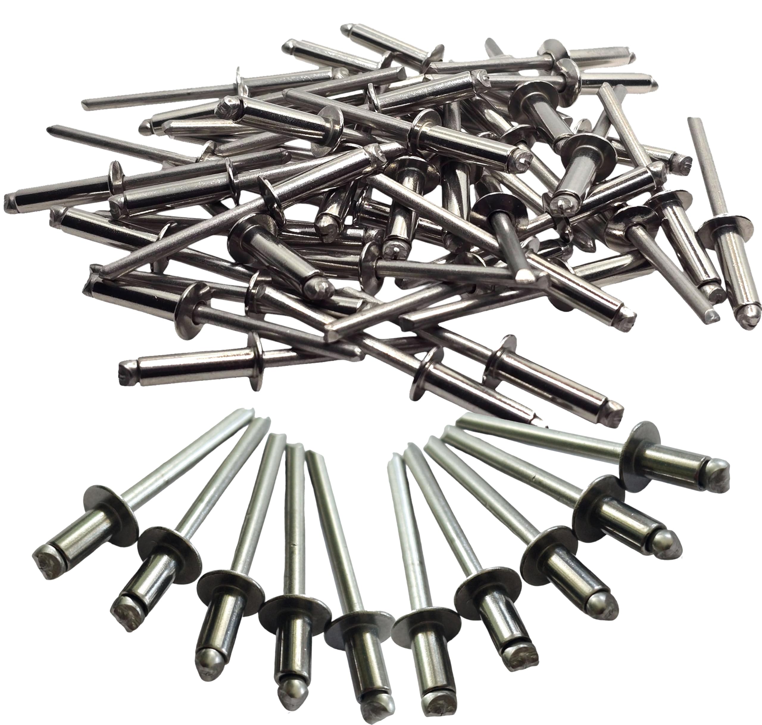 5mm x 18mm Blind Pop Rivets– A2 304 Stainless Steel Dome Head DIN 7337 Open End Rivets for Metal, Sheet, Automotive & Marine Applications (Pack of 50)