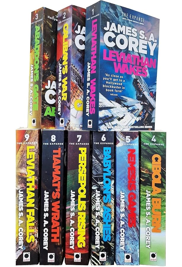James S A Corey Expanse Series 9 Hardcover Collection Set
