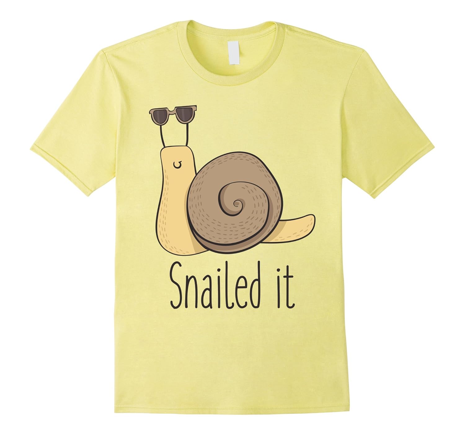 Snailed It Funny Snail Joke T ShirtTShirt Managatee