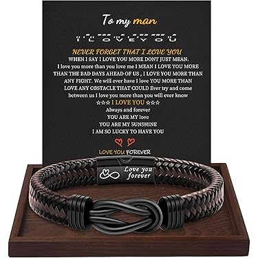Brazalete Honor Cuero Y Acero | Pulsera De Plata Hombre, Brazalete