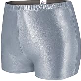 chass&eacute; Girls Metallic Boy-Cut Briefs, Soft Mid-Rise Athletic Shorts, Perfect For Layering - Youth Girls Sizes